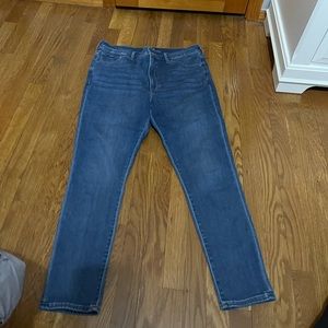 Express high rise stretch jeans